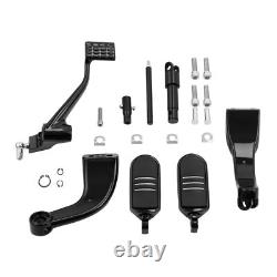 Black Mid-Controls Shifter Lever Pegs Kit Fit For Harley Sportster XL 2014-2022
