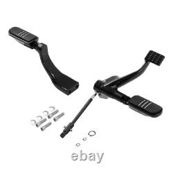 Black Mid-Controls Shifter Lever Pegs Kit Fit For Harley Sportster XL 2014-2022