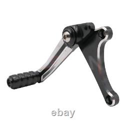 Black Rear Controls Footpeg Levers Linkages For Harley Sportster Iron 883 2014+