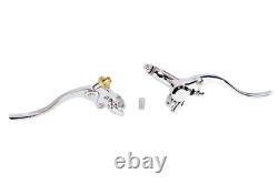 Bobber Hand Control Kit Chrome fits Harley Davidson