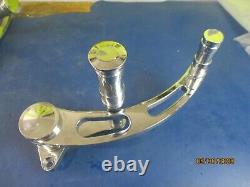 CHROME FORWARD CONTROL With MASTER CYLINDER HARLEY DAVIDSON FXST SOFTAIL 1984-86