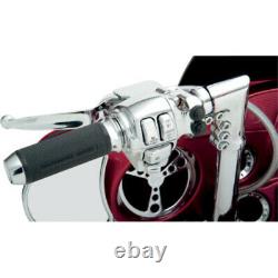 Chrome Brake Clutch Handlebar Hand Control Kit 15MM Harley Touring Dresser 08-13