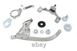 Chrome Foot Clutch Control Assembly for Harley Davidson by V-Twin