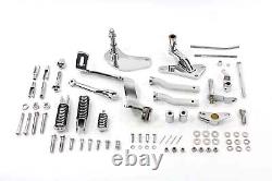 Chrome Forward Control Kit fits Harley Davidson
