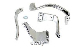 Chrome Further Forward Mid-Control Kit fits Harley-Davidson