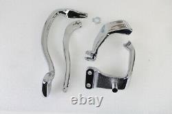 Chrome Further Forward Mid-Control Kit fits Harley-Davidson