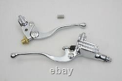 Chrome Hand Lever Control Kit fits Harley-Davidson