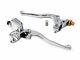 Chrome Hand Lever Control Kit For Harley Davidson By V-twin