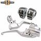 Chrome Handlebar Control Kit 15mm Fits For Harley Touring Withradio+cruise 2008-13