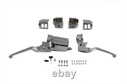 Chrome Handlebar Control Kit fits Harley Davidson