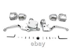 Chrome Handlebar Control Kit fits Harley Davidson