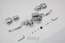 Chrome Handlebar Control Kit fits Harley Davidson