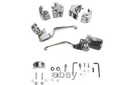 Chrome Handlebar Control Kit fits Harley Davidson