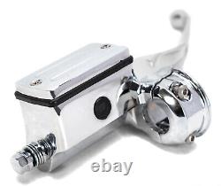 Chrome Handlebar Controls Switch Housings 3/4 Bore Harley Custom Softail 82-95