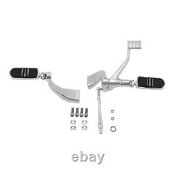 Chrome Mid Control Kit Foot Peg Lever Fit For Harley Sportster 883 1200 14-23 22