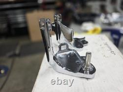 Chrome OEM Softail forward control mounts foot controls CVO Harley Davidson