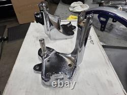 Chrome OEM Softail forward control mounts foot controls CVO Harley Davidson