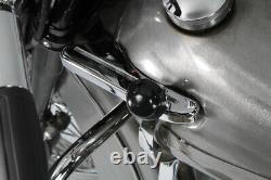 Chrome Tank Hand Shifter Control Kit fits Harley-Davidson