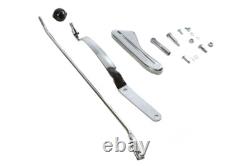 Chrome Tank Hand Shifter Control Kit fits Harley Davidson