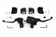 Contour Style Handlebar Control Kit Black For Harley Davidson By V-twin