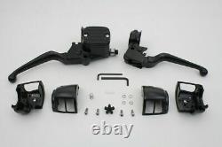 Contour Style Handlebar Control Kit Black for Harley Davidson by V-Twin