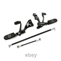 Control Forward Pegs Linkage Lever Kit Fit For Harley Sportster XL1200 883 04-13