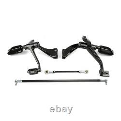 Control Forward Pegs Linkage Lever Kit Fit For Harley Sportster XL1200 883 04-13