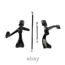 Control Forward Pegs Linkage Lever Kit Fit For Harley Sportster XL1200 883 04-13