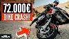 Crash Beim Test Harley Davidson Road Glide Limited Cvo 2023 120th Anniversary