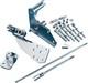 Ds Forward Control Relocation Kit +3 Chrome Harley Davidson Softail #139183