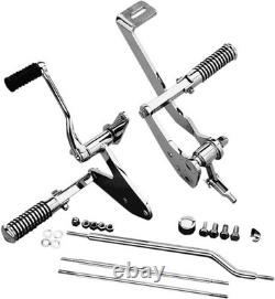 DS Forward Controls with O-Ring Pegs Chrome Harley Davidson 139182