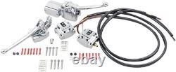 DS Handlebar Control Kit Mech. Clutch withSwitches Single Disc Chr Harley Davidson