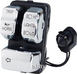 Drag Specialties CAN-Bus Control Module Left Chrome #232907 Harley Davidson