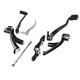 Eagle Lights Forward Controls For Harley-davidson 2018+ Softail M8 Models Black