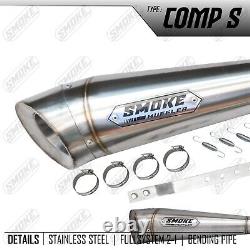 Exhaust Custom Fit Harley Davidson Dyna 2000 Full System 2-1 (Middle Control)