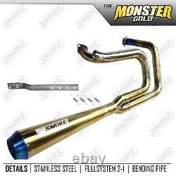 Exhaust Custom Fits Harley Davidson Softail Full System 2-1 Foward Control 18-23