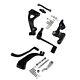 Fit For Harley 18-up M8 Softail Flsb Fxbb Gloss Black Mid Foot Controls