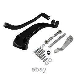 Fit For Harley 18-up M8 Softail Flsb Fxbb Gloss Black MID Foot Controls