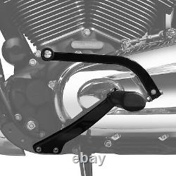 Fit For Harley 18-up M8 Softail Flsb Fxbb Gloss Black MID Foot Controls