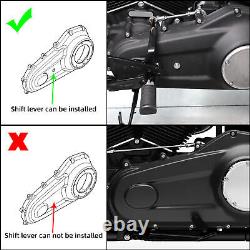 Fit For Harley 18-up M8 Softail Flsb Fxbb Gloss Black MID Foot Controls