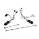 Foot Pegs Forward Control Kit For Harley Sportster Xl 883 1200 2004-2013 Chrome