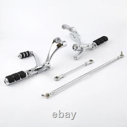 Forward Control Complete Kit Levers Linkage Fit For Harley Sportster 1200 883