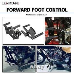 Forward Control Foot Pegs Kit For Harley Softail Standard FXST Fat Boy 2000-2017