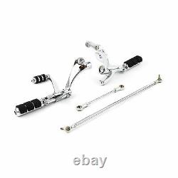 Forward Control Foot Pegs Levers Linkages For Harley Sportster XL 1200 883 04-13