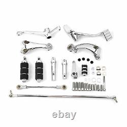 Forward Control Foot Pegs Levers Linkages For Harley Sportster XL 1200 883 04-13