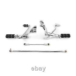 Forward Control Foot Pegs Linkages For Harley Sportster XL1200 883 48 72 04-13