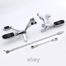 Forward Control Footpeg Lever Linkage Fit For Harley Sportster 883 1200 14-22 19