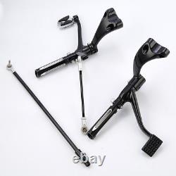 Forward Control Footpegs Lever Linkage For Harley Sportster 883 1200 48 72 14-21