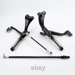 Forward Control Footpegs Lever Linkage For Harley Sportster 883 1200 48 72 14-21