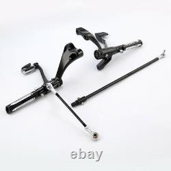 Forward Control Footpegs Lever Linkage For Harley Sportster 883 1200 48 72 14-21